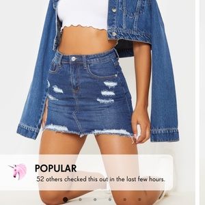 PRETTY LITTLE THING Jean Skirt